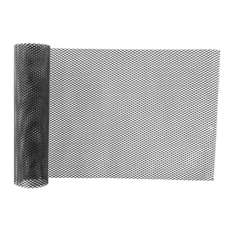 Universal Aluminum Car Grille Mesh Grid Bumper Rhombic Auto Accessory 4x8mm