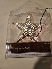 Silver Star Tree Topper In Box