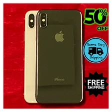 Apple iPhone X 64GB/256GB Unlocked - Very Good Condition - Space Gray/Silver