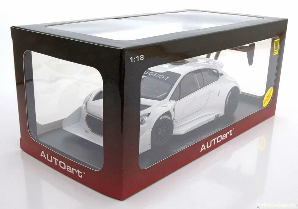 PEUGEOT 208 T16 PIKES PEAK PLAIN BODY VERSION 2013 WHITE AUTOART 81355 1/18 - Photo 3/4