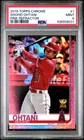 2019 Topps Chrome #1 Shohei Ohtani Pink Refractor PSA 9