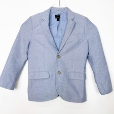 J. Crew Crewcuts Thompson Kids Blue Blazer Jacket in size 6/7
