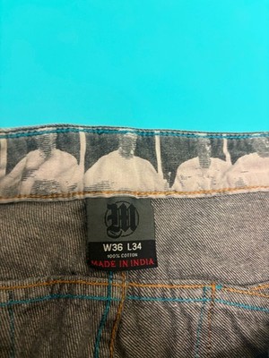 Makaveli Branded Tupac Shakur 2Pac Mens Streetwear Hip Hop Denim