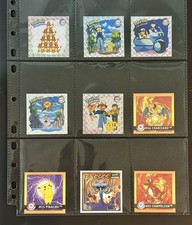 Vintage 1999 Pokemon Artbox Series 1 Stickers Chase Lot- Charizard, Prisms, RARE
