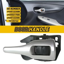 124 Door Handle Inside Silver Front Rear Rhlh For 09-15 Toyota Corolla Matrix 124 Door Handle Inside Silver Front Rear Rhlh For 09-15 Toyota Corolla Matrix