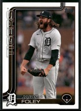 Jason Foley 2025 Topps #410 Detroit Tigers