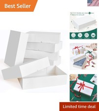 Gift Boxes Large White Gift Boxes for Presents Wrapping Gift Packaging Boxes
