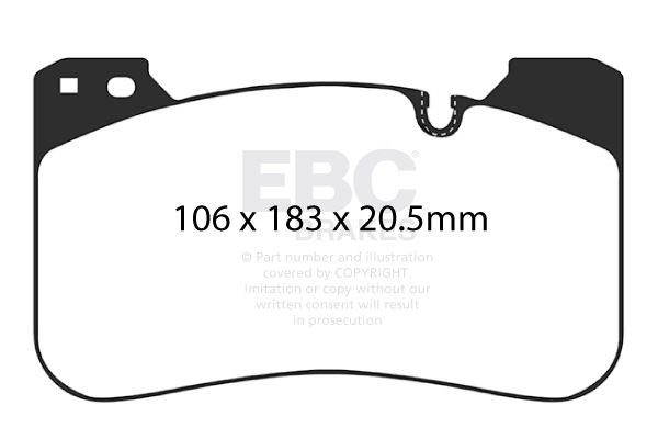 EBC DP32331C BRAKE PAD SET DISC BRAKE Front