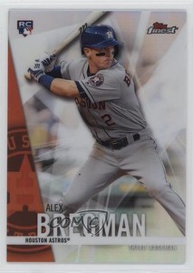 2017 Topps Finest Refractor Alex Bregman #89 Rookie RC