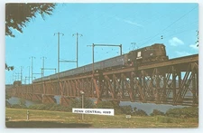Postcard Penn Central 4889 GG-1 Susquehanna River Bridge Perryville Maryland