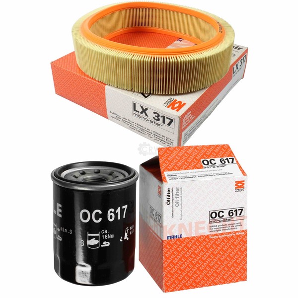 Mahle / Knecht Set Filterpaket Luftfilter LX 317 ÖLfilter OC 617-image
