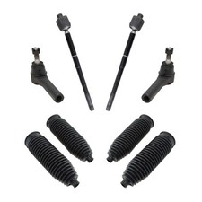 4 Inner Outer Tie Rods 2 Rack Bellows Suspension Kit GMC Chevy Cadillac 22868912