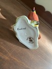 Cardinal ROYAL ADDERLEY FLORAL BONE CHINA BIRD FIGURINE W/FLOWERS Singed 3.5" — photo 3