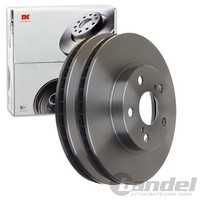 2X NK Bremsscheiben 255Mm BelÜFtet Vorne Passend FÜR Toyota Carina Celica