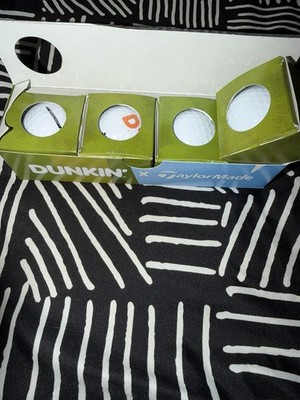 Dunkin Donuts 4 Taylor Made Golf Balls