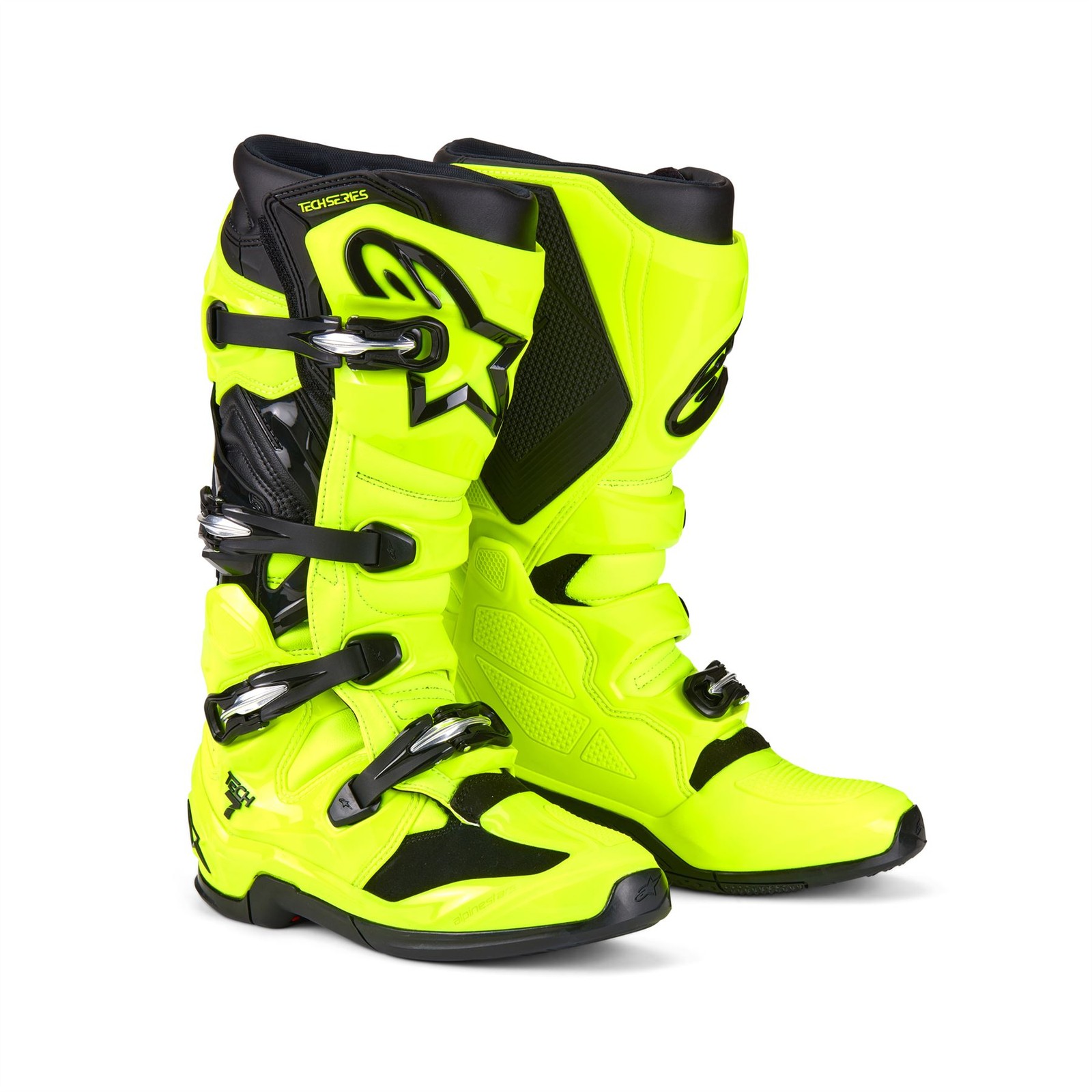 (Eu 45.5) Alpinestars Tech 7 Boots Fluo Yellow / Black Black,Yellow 8059347442617 - Image 2