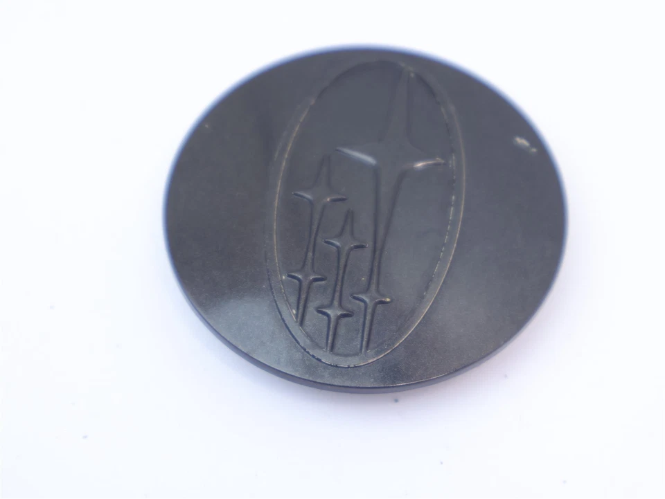 Tapa central de rueda negra Subaru XV Crosstrek 28821SA030 2013-2017 OEM Foto 2 de 4