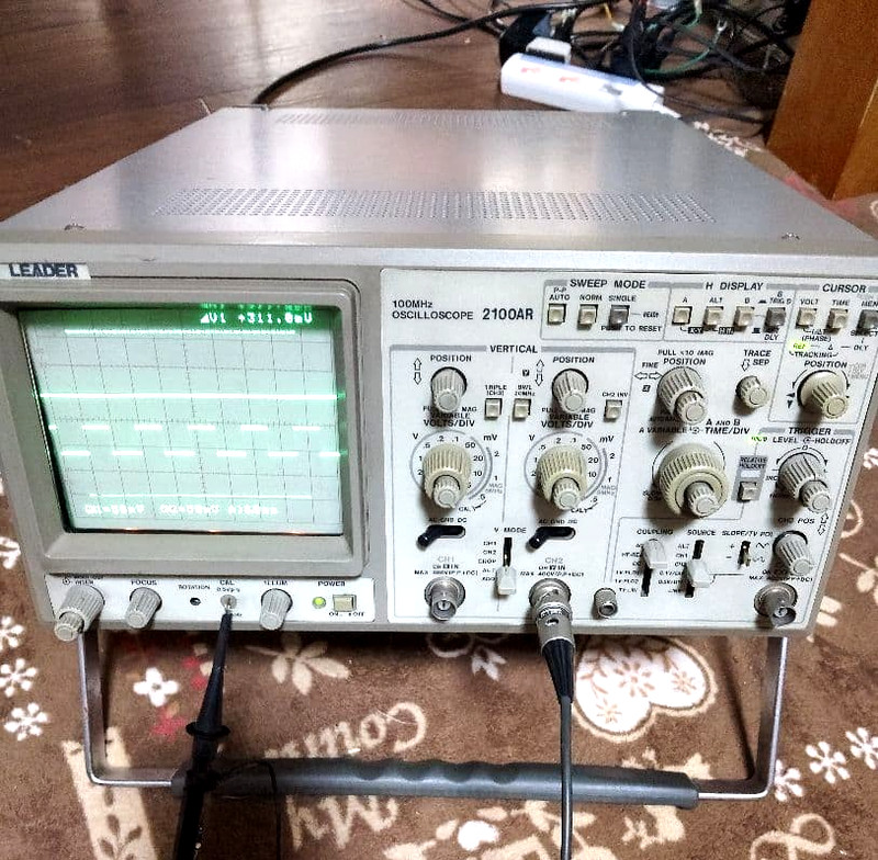 Oscilloscope, Leader 2100AR 100MHz Analog, Made in Japan