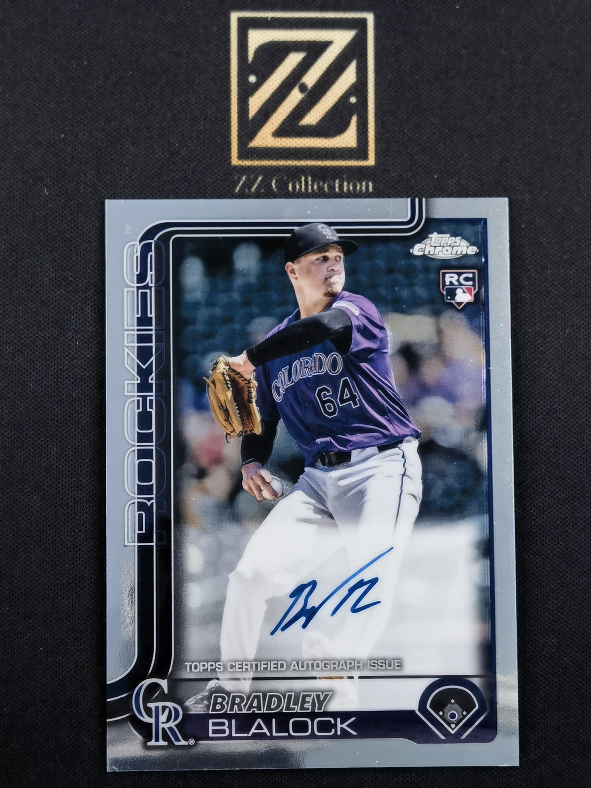 2025 Topps Chrome Baseball RC Bradley Blalock Rookie Autographs #2 -LYQ