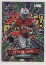 2021 Wild Card Alumination Comix Purple/Green /149 Trey Sermon Serman #AC-21 0x1