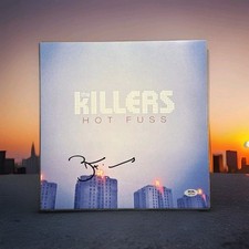BRANDON FLOWERS THE KILLERS SIGNED HOT FUSS VINYL ALBUM PSA COA