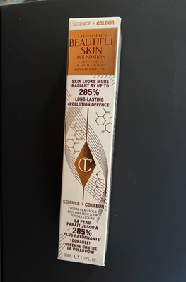Charlotte Tilbury Beautiful Skin Foundation ~ 8 Warm Chaud ~ 1 fl oz ~ Authentic