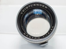 Voigtlander Nokton 50mm F1.5 Prominent Camera Mount Prime Lens