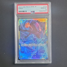 One Piece Sanji OP06-119 Alternative Art Foil Japanese PSA 10 Card