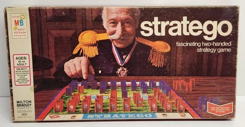 Vintage 1977 Stratego Board Game Milton Bradley Made In USA 4916 Free Shipping