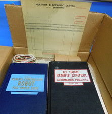  VINTAGE HEATHKIT CONTINOUS LEARNING ROBOT AND ROBOTICS BOOK AND MANUALS RARE 