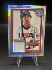 2023 USA Stars and Stripes USA Relic James Tronstein Jersey Patch Holo /50