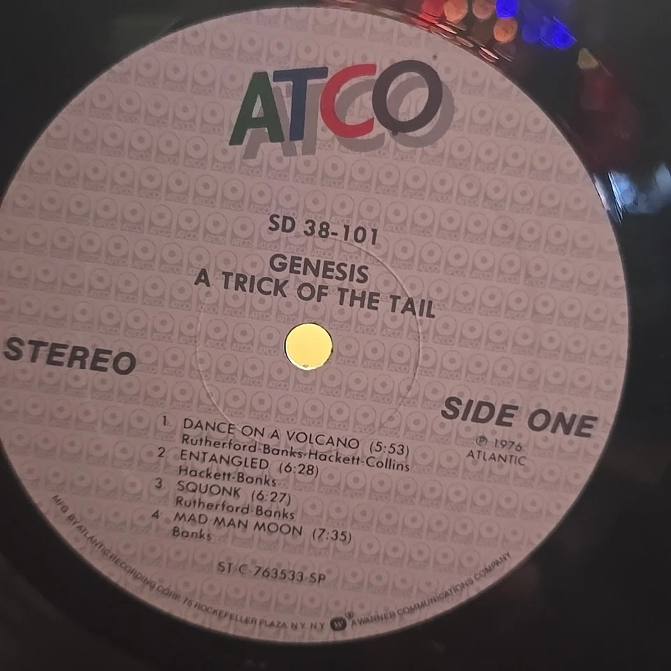 Genesis-A Trick of the Tail-1977 ATCO SD38101-Vinyl Record LP Foto 3 de 4
