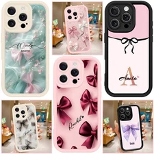 Fancy Bowknot Custom For Samsung S24 FE S25 iPhone 16 17 Pro 14 Phone Case Cover