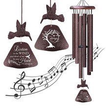 Memorial Wind Chimes for Outside 32'', Sympathy Gifts for Loss of Loved One, ...