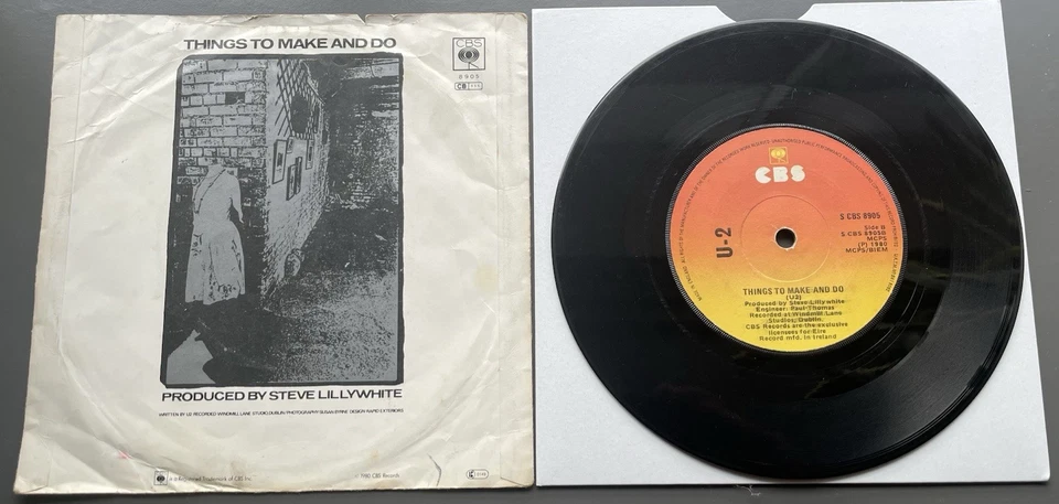U2 - A Day Without Me 7” Irish Record 1st Pressing 1980 Ireland - Image 2 of 4