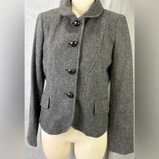 J. Crew Herringbone Wool Blazer  EUC  Sz 0