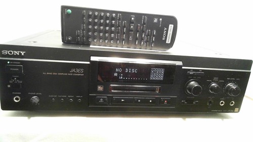 RARE Sony MDS JA3ES Minidisc Deck player/recorder Tested SEE VIDEO