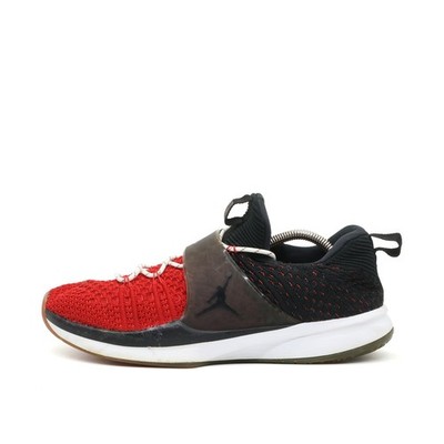 Jordan Herren Trainer 2 Flyknit Schuh Rot/Schwarz ämpfend Sneaker EU 44.5