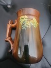 Peters And Reed Mug Pitcher Grapes Brown Glaze  6"  [*A8] — photo 4