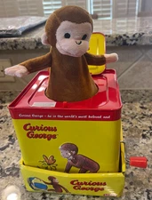 Curious George Jack In The Box, Preschool Fun Toys By Schylling - Dent