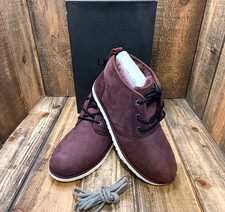 UGG NEUMEL MENS SIZE 10 CHUKKA BOOTS CORDOVAN TWINFACE SHEEPSKIN NEW W BOX