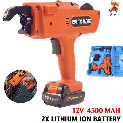 Automatische Drahtbindemaschine 8mm-34mm Rebar Stahlbeton Bindemaschine + Akku~