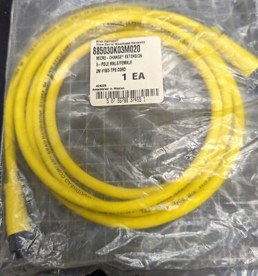 Micro-Change Cord Set 5P Female / Male Straight 3ft 18/5 AWG [C8S2#7