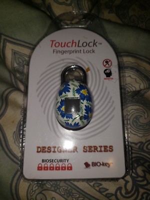 TOUCHLOCK  FINGERPRINTSMART PADLOCKNew