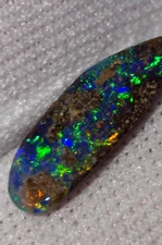 Yowah Boulder Opal Cabochon Polished Stone. Australian Opal Gemstone