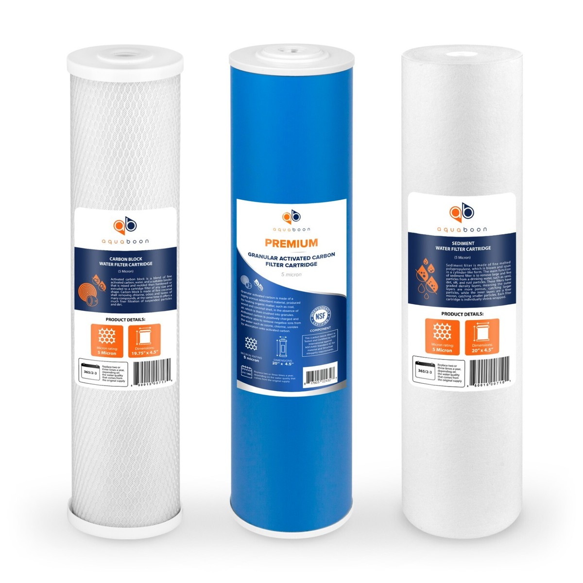 Aquaboon 5 Micron Big Blue 20