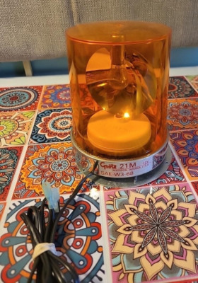 Grote Hazard Safety Stob Light 21M 12V SAE-W3-68 Work Zone Travel Caution
