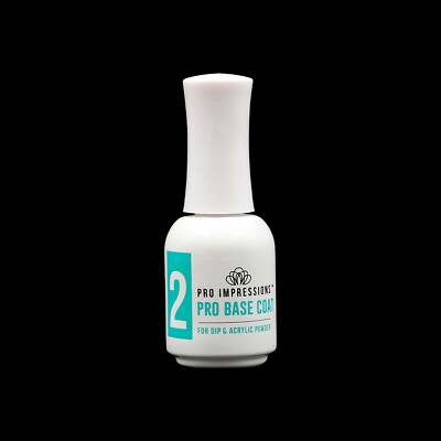 Pro Impressions 2 in 1 Dip Pulver - Step 2 Pro Base Coat - 15ml (Tauchen)