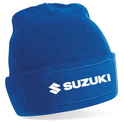 Suzuki GSX R1000X Logo Motorcycle Bikers Motorbike Beechfield Beanie 7 colours