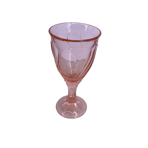 Vintage Noritake Set of 3 Wine Goblets Sweet Swirl Peach 6-3/4 Inch Tall - Picture 6 of 15